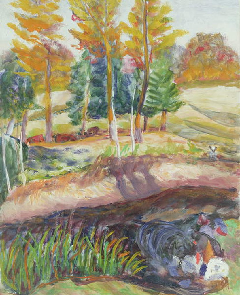 Detail of Three Washerwomen on the Banks of a River by Roderic O'Conor