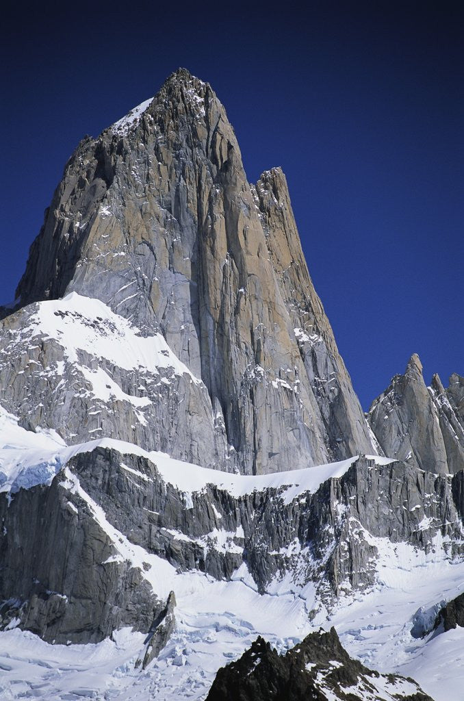 Detail of Mount Fitz Roy in Argentina by Anonymous