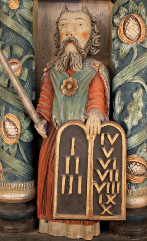 Detail of Moses by Norwegian School