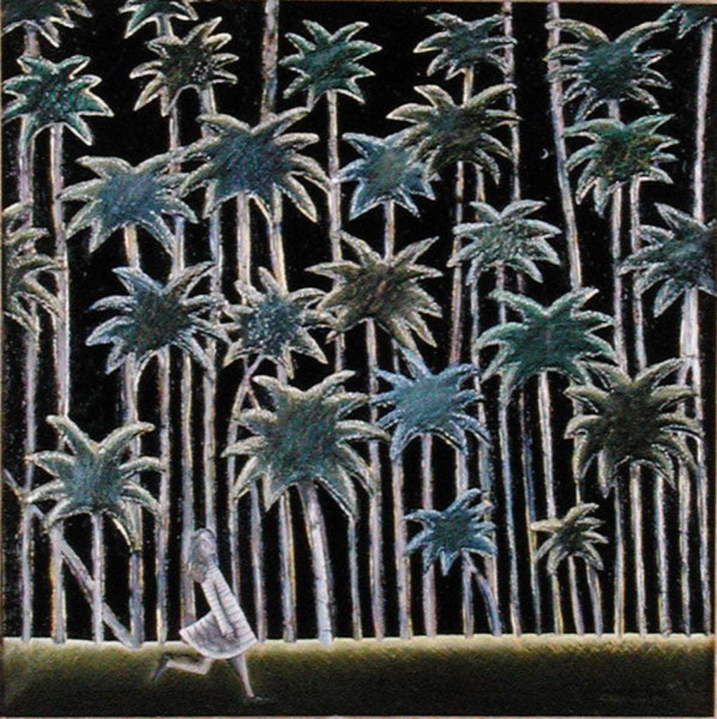 Detail of A Walk in the Country, 1989 by Celia Washington