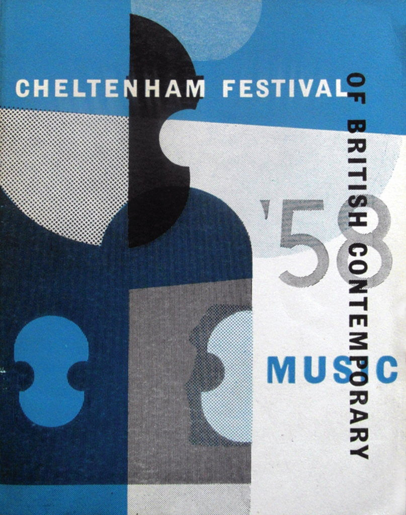 1958 Cheltenham Music Festival Programme Cover by Cheltenham Festivals