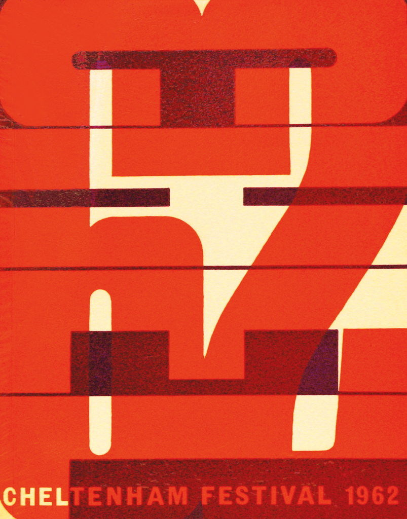 Detail of 1962 Cheltenham Music Festival Programme Cover by Cheltenham Festivals