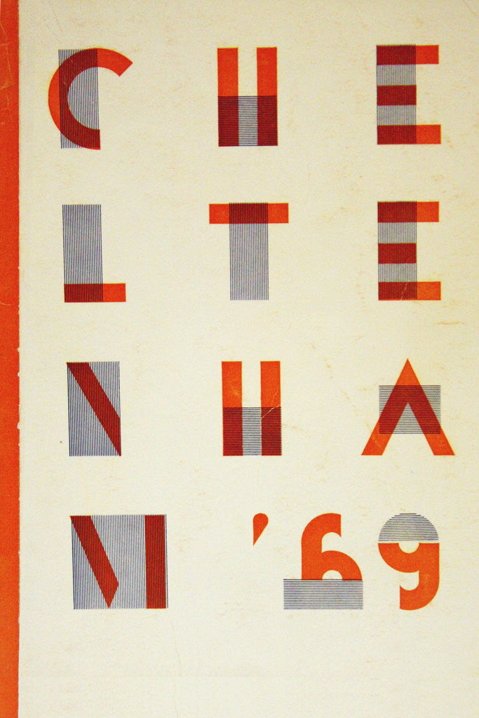 Detail of 1969 Cheltenham Music Festival Programme Cover by Cheltenham Festivals