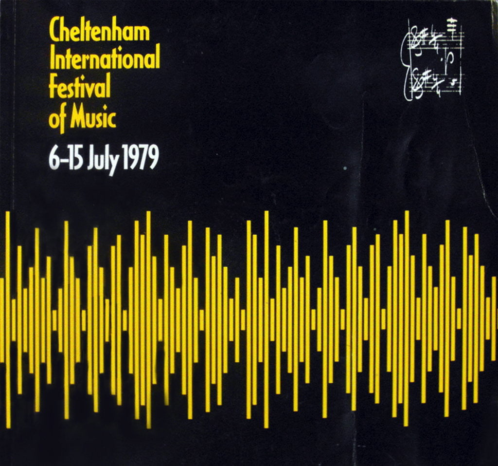 1979 Cheltenham Music Festival Programme Cover by Cheltenham Festivals