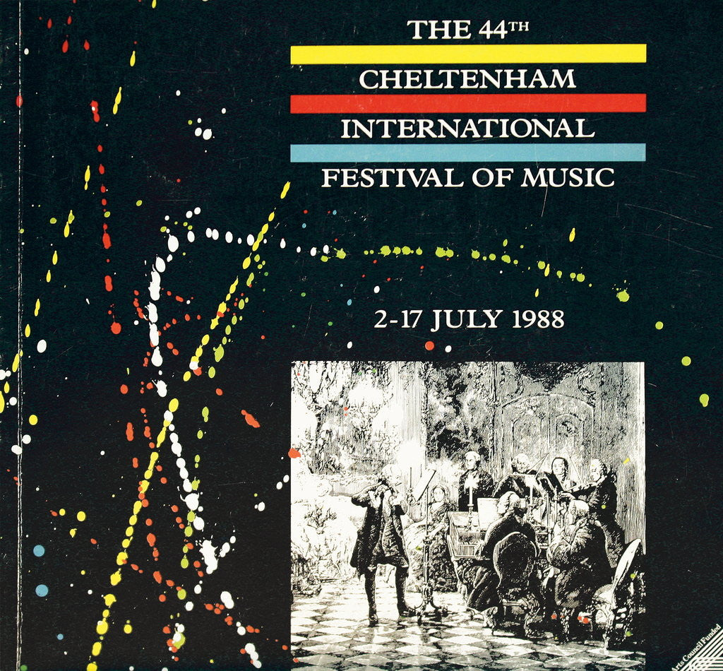 Detail of 1988 Cheltenham Music Festival Programme Cover by Cheltenham Festivals