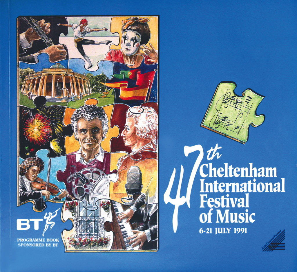 1991 Cheltenham Music Festival Programme Cover by Cheltenham Festivals