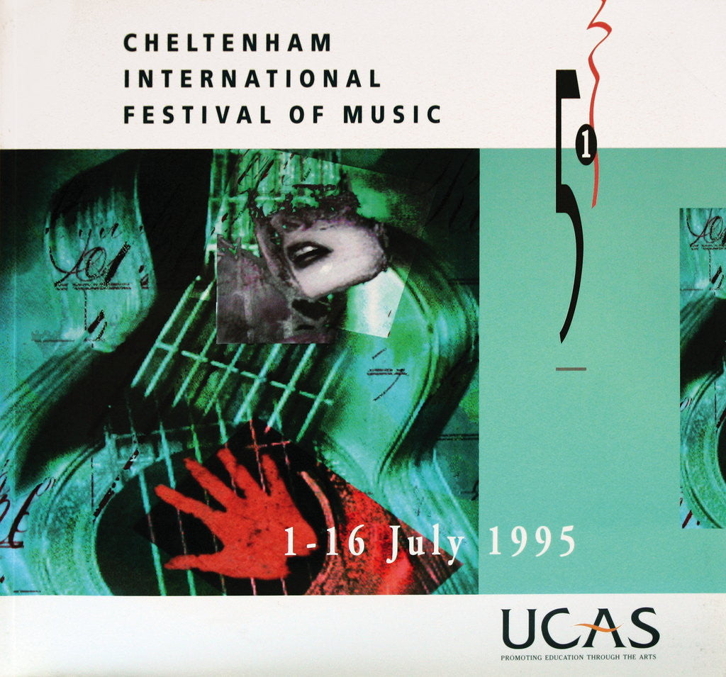 1995 Cheltenham Music Festival Programme Cover by Cheltenham Festivals