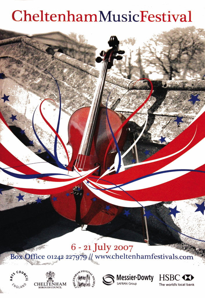 Detail of 2007 Cheltenham Music Festival Programme Cover by Cheltenham Festivals