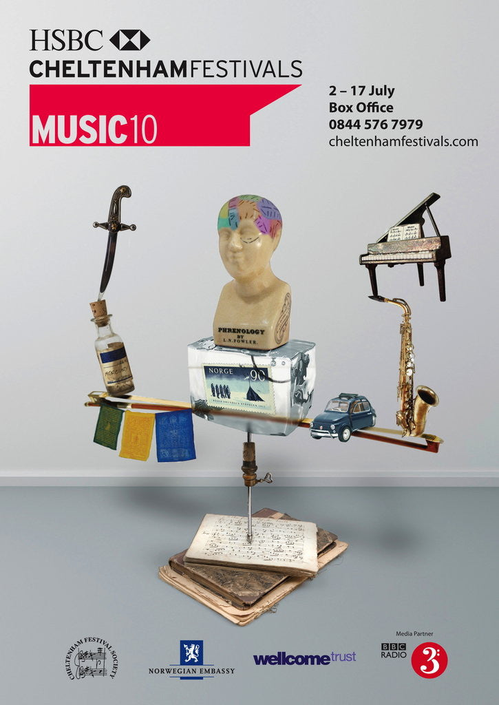 Detail of 2010 Cheltenham Music Festival Programme Cover by Cheltenham Festivals