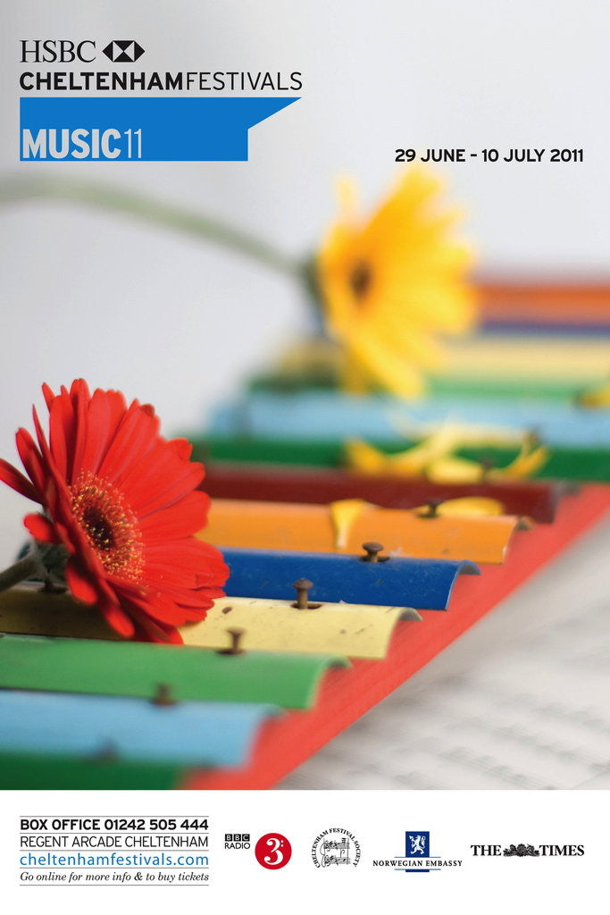 Detail of 2011 Cheltenham Music Festival Programme Cover by Cheltenham Festivals