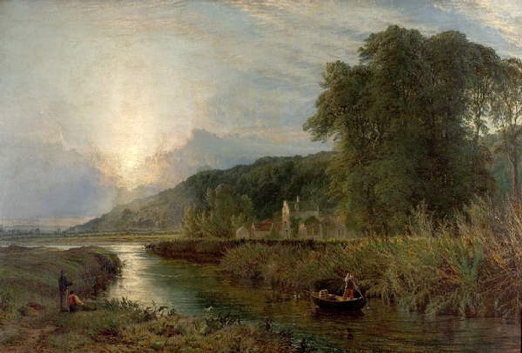 Detail of The King's Mill, Castle Donington, Leicestershire, 1862 by Henry Dawson