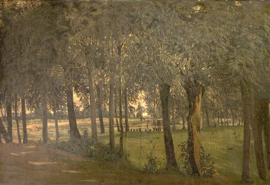 Detail of Under the Willows, Sunbury-on-Thames, Middlesex by Edwin Edwards