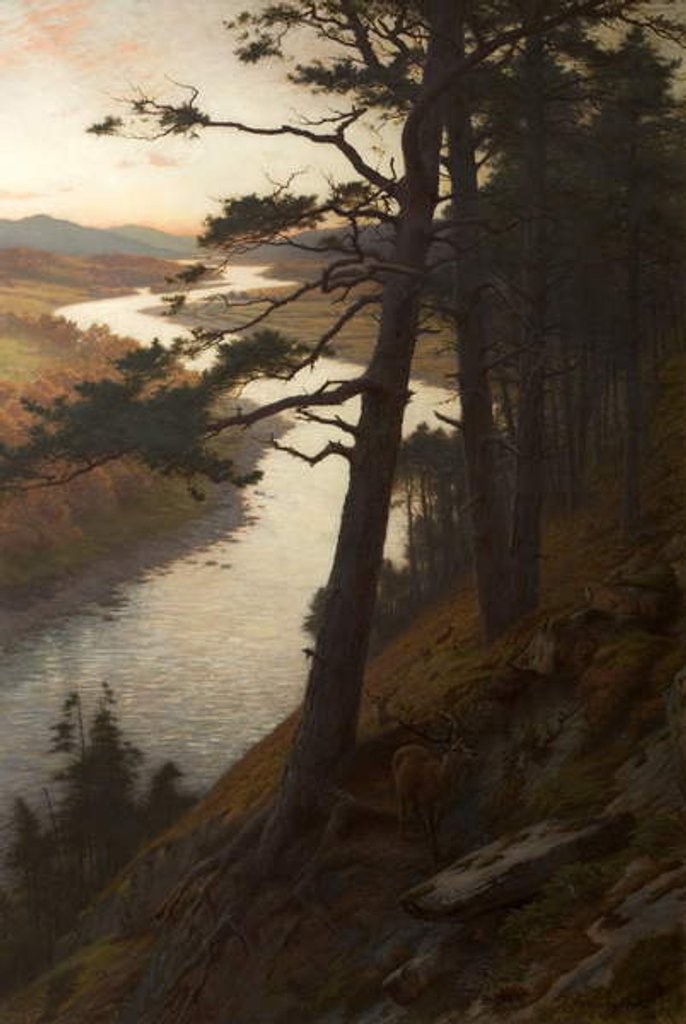 Detail of The Winding Dee, 1889 by Joseph Farquharson