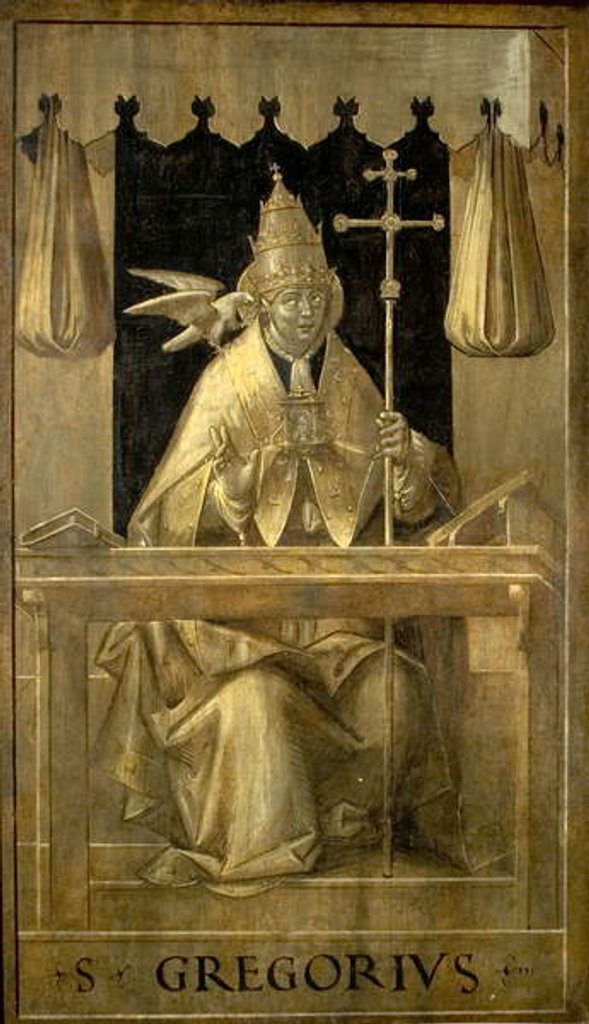 Detail of St Gregory in his Study, c.1520 by Defendente Ferrari