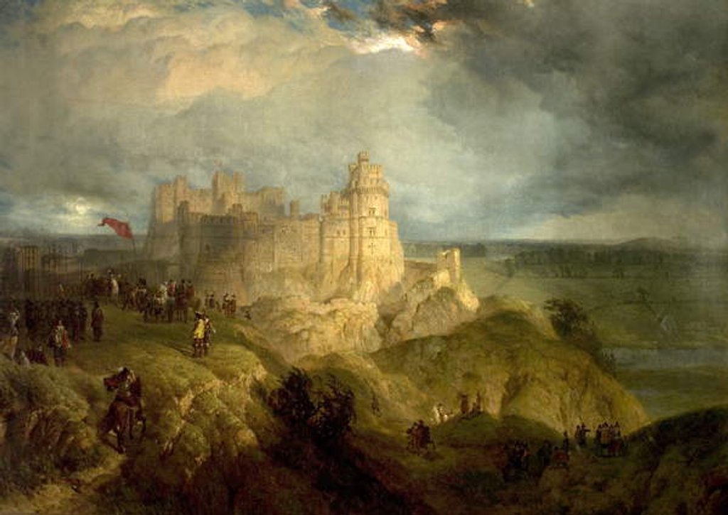 Detail of Nottingham Castle, 1847 by Henry Dawson