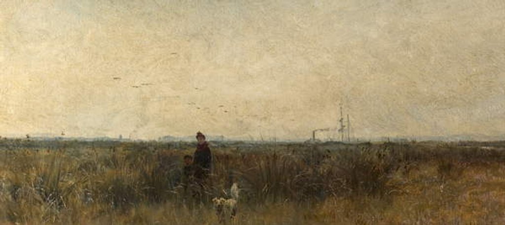 Detail of Romney Marsh by William Lionel Wyllie