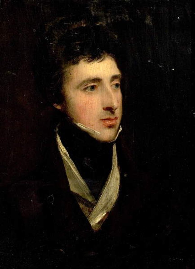 Detail of Self Portrait by Richard Parkes Bonington