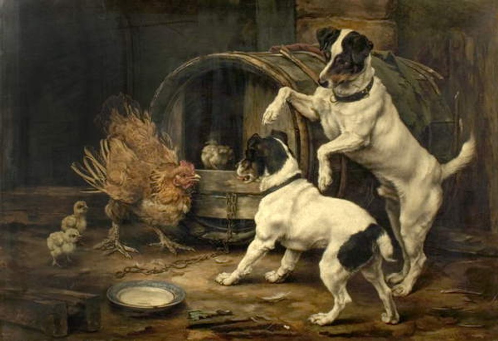 Detail of An Anxious Moment, 1895 by Lucy Ann Leavers