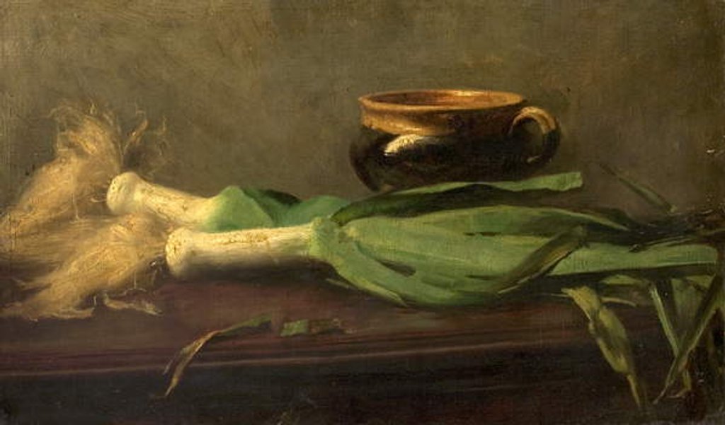 Detail of Leeks by Charles Gogin