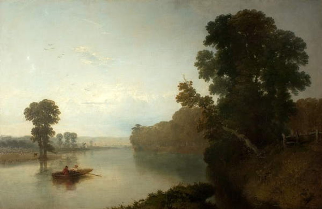 Detail of The River Trent at Wilford by Henry Dawson