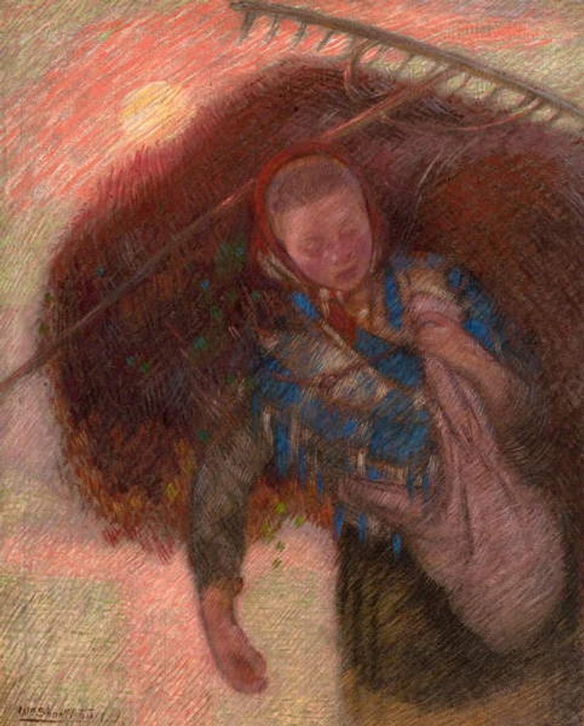 Detail of Study for 'The Harvesters', 1910 by William Shackleton
