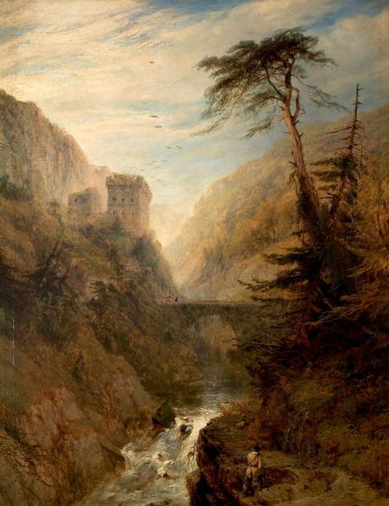 Detail of A Derbyshire Dale, 1849 by Henry Dawson