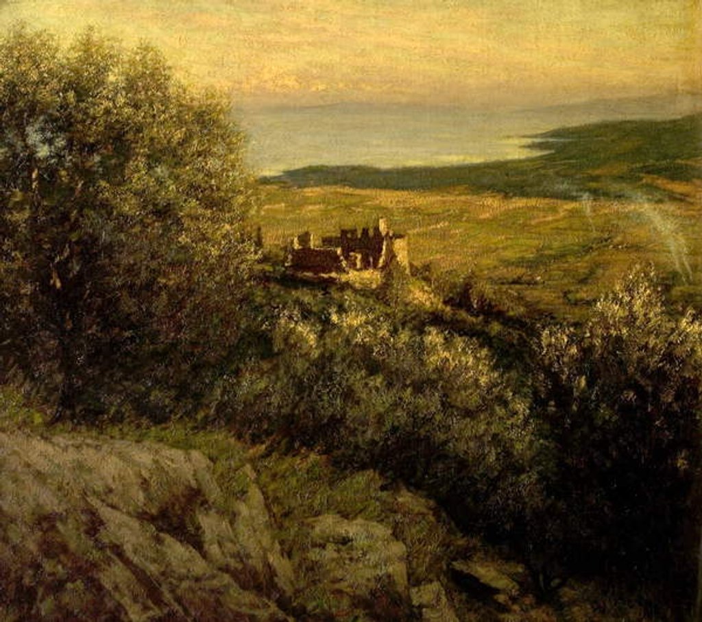 Detail of A Provencal Castle by Henry Herbert La Thangue