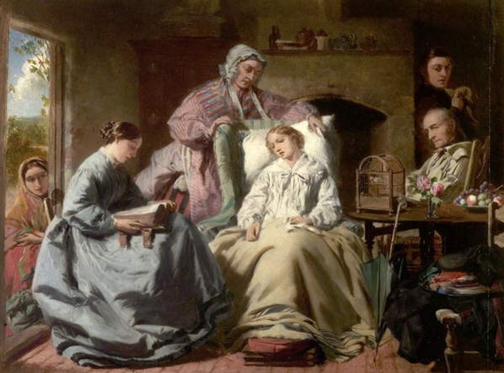 Detail of The Invalid, 1890 by William Powell Frith