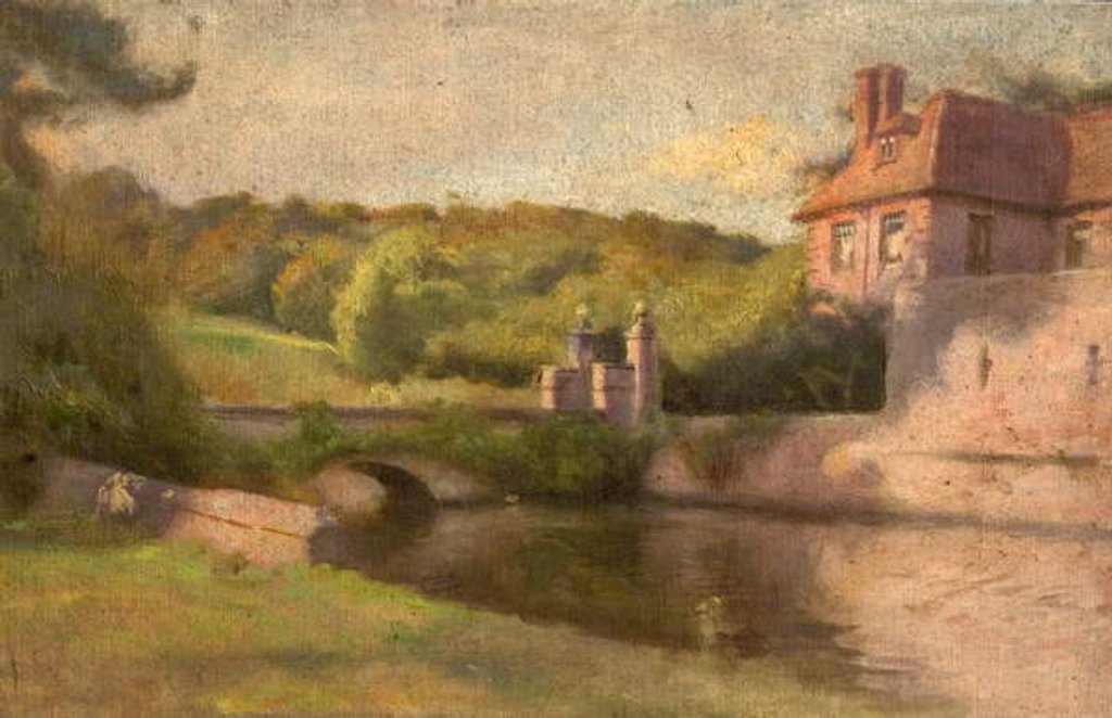 Detail of Groombridge Hall, Kent by Charles Gogin