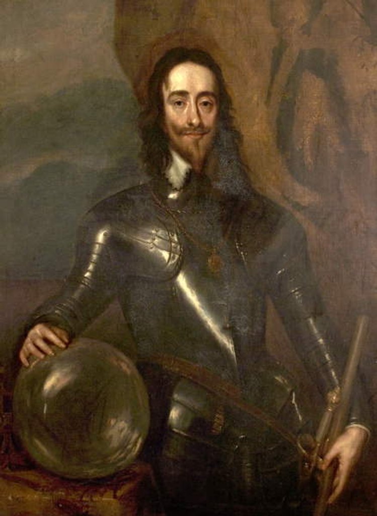 Detail of King Charles I by Anthony van (after) Dyck