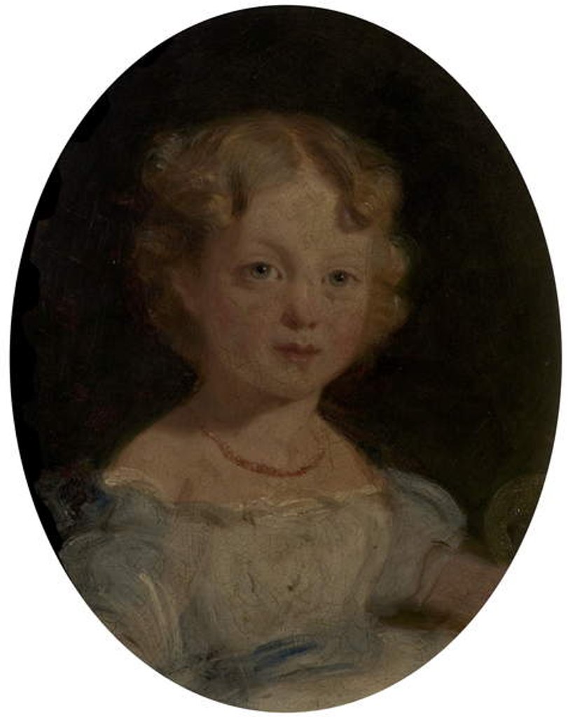 Detail of Portrait of a Child by Margaret Carpenter