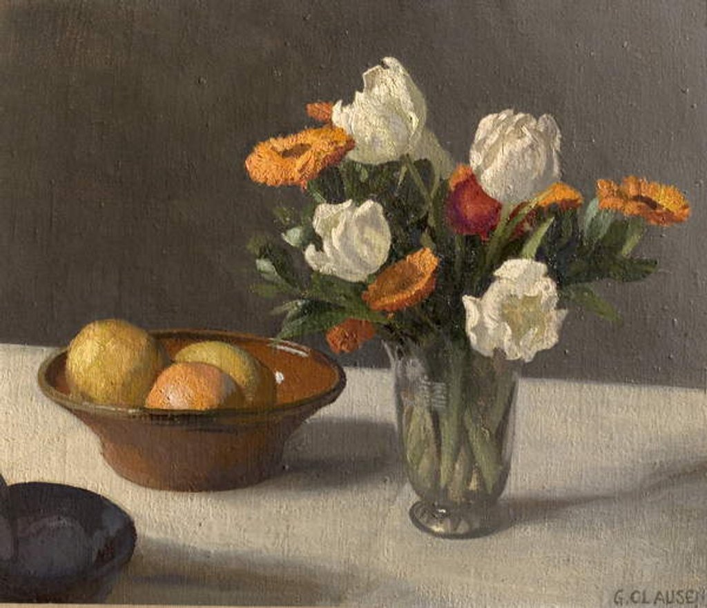 Detail of Still Life by George Clausen