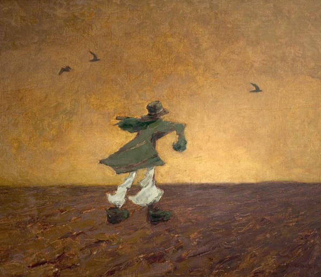 Detail of The Scarecrow, c.1928 by William Kiddier