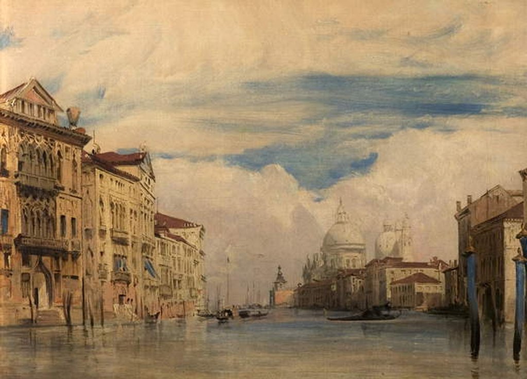 Detail of The Grand Canal, Venice, Italy, 1826-27 by Richard Parkes Bonington