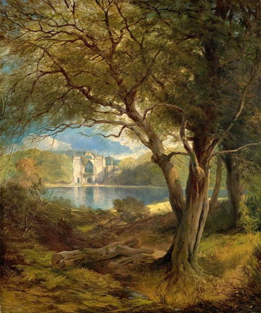 Detail of Newstead Abbey, Nottinghamshire by Henry Bright