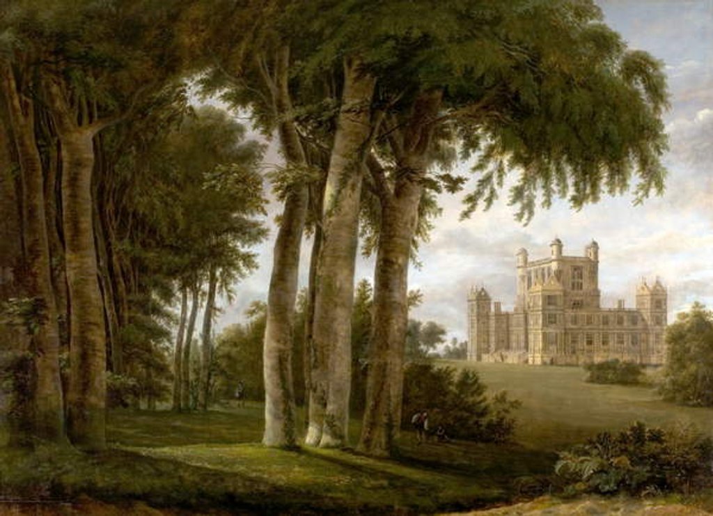 Detail of Wollaton Hall, Nottingham, 1795 by Hendrik Frans de Cort