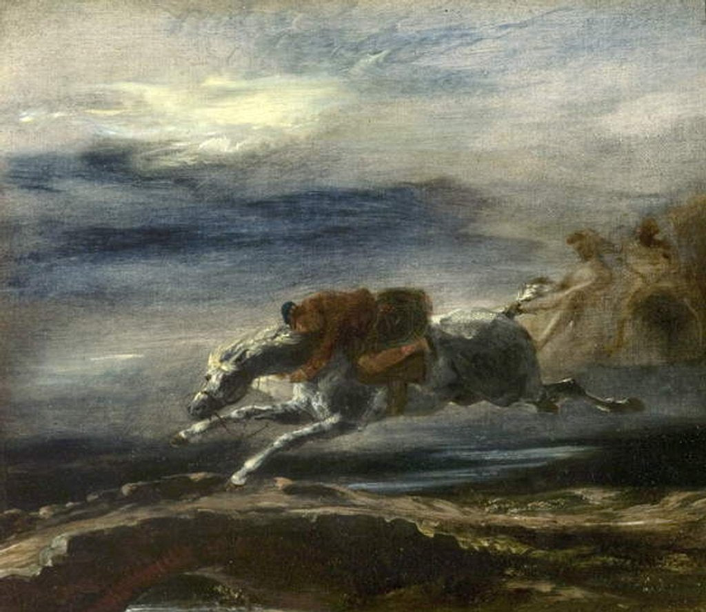 Detail of Tam O'Shanter, 1825 by Ferdinand Victor Eugene Delacroix