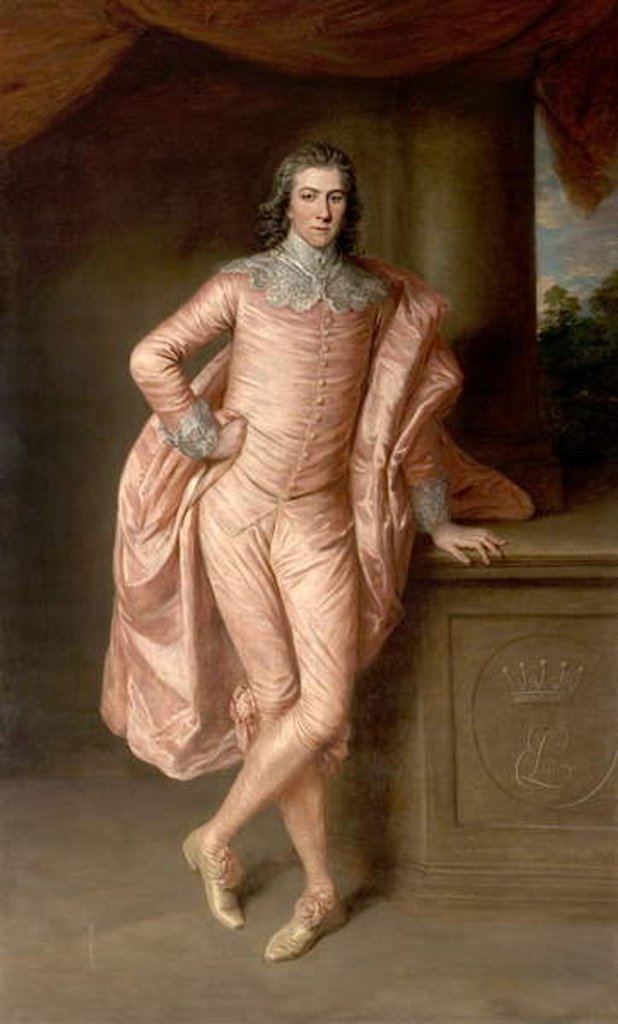 Detail of Henry Fiennes Pelham Clinton by Gainsborough Dupont
