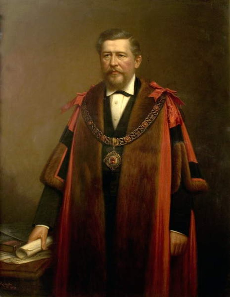 Detail of Alderman William George Ward, 1878 by Sylvanus Redgate