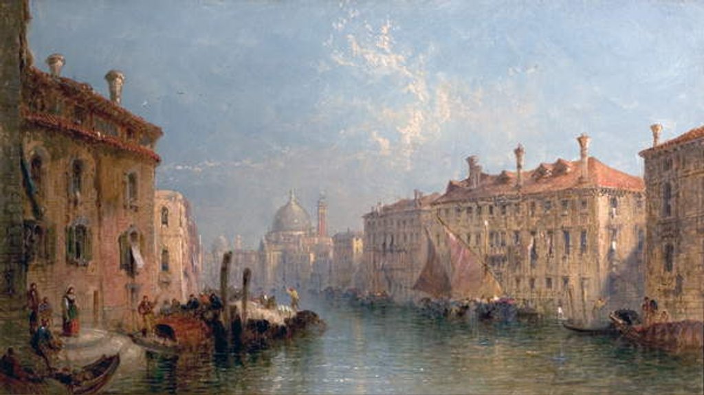 Detail of Grand Canal, Venice, Italy, c.1875 by Jane Vivian