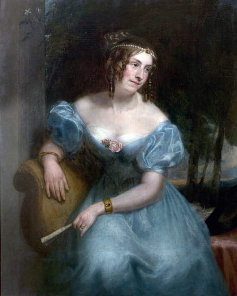 Detail of Countess Teresa Guiccioli by Henry William Pickersgill