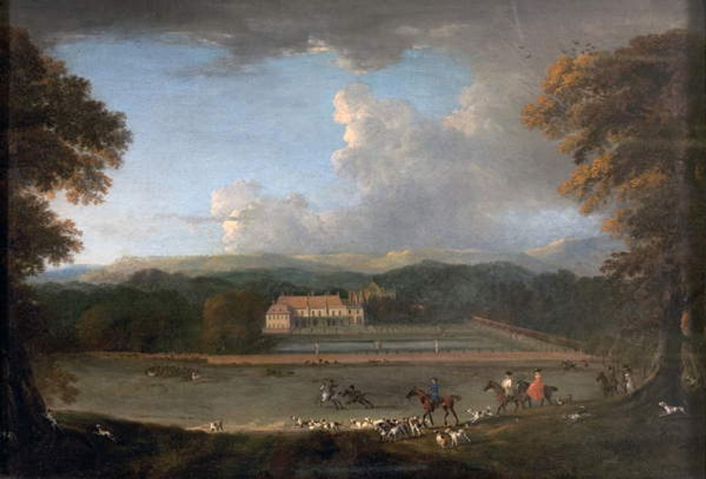 Detail of East View of Newstead Abbey, Nottinghamshire, 1726 by Peter Tillemans