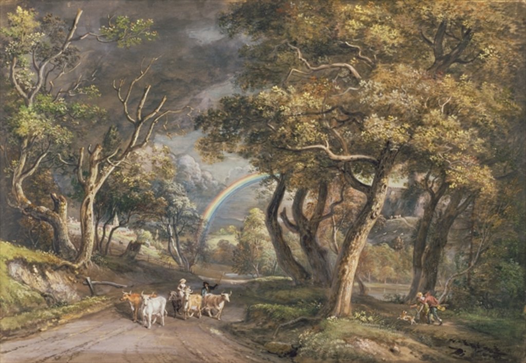 Detail of The Rainbow by Paul Sandby