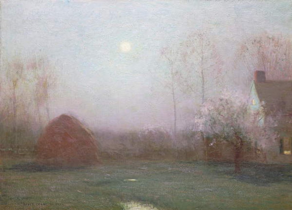 Detail of May Moon, 1907 by Bruce Crane