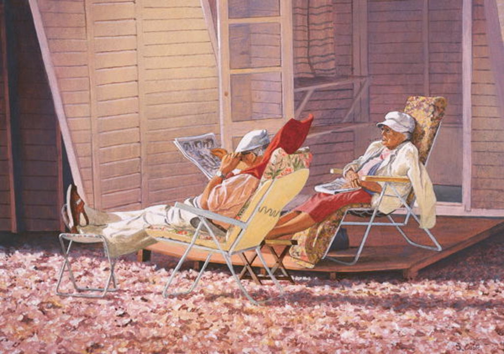 Detail of Evening Rest by Simon Cook