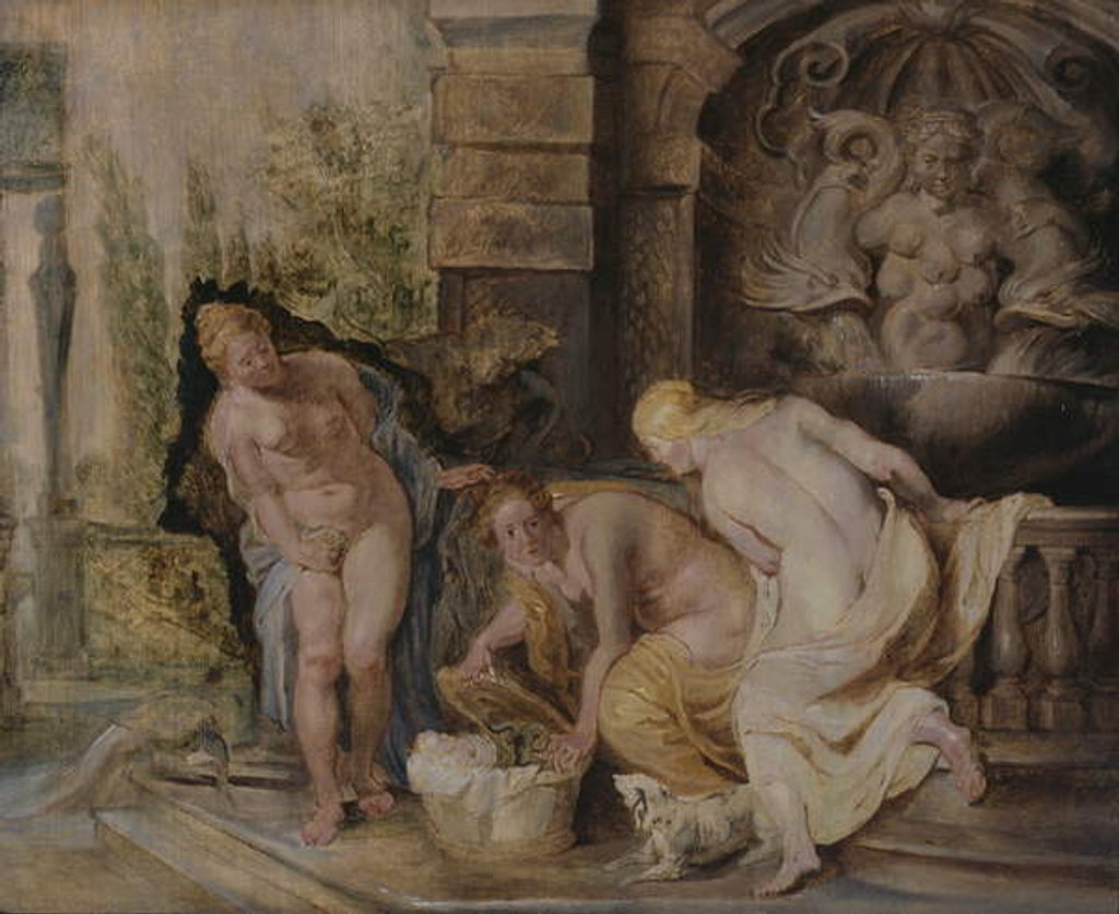 Detail of The Daughters of Cecrops discovering Erichthonius c.1615 by Peter Paul Rubens