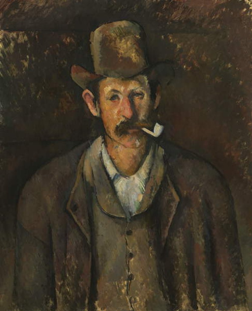 Detail of Man with a Pipe, c.1892-95 by Paul Cezanne