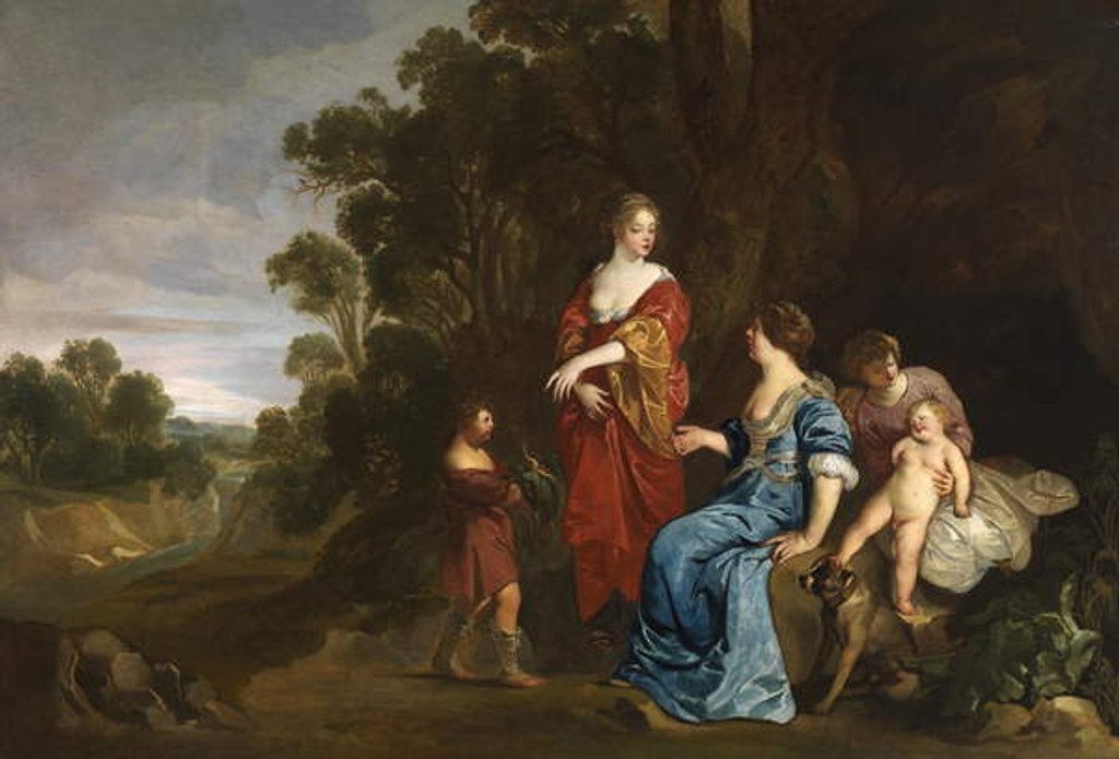 Detail of Rueben Presenting Mandrakes to Leah, 1640-50 by Peter Lely