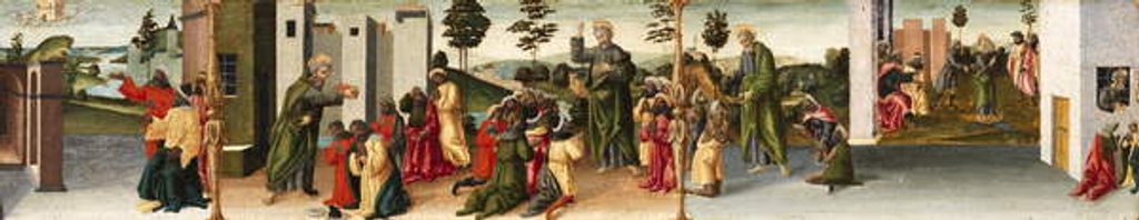 Detail of Story of Saint Thomas the Apostle by Vincenzo di Antonio Frediani