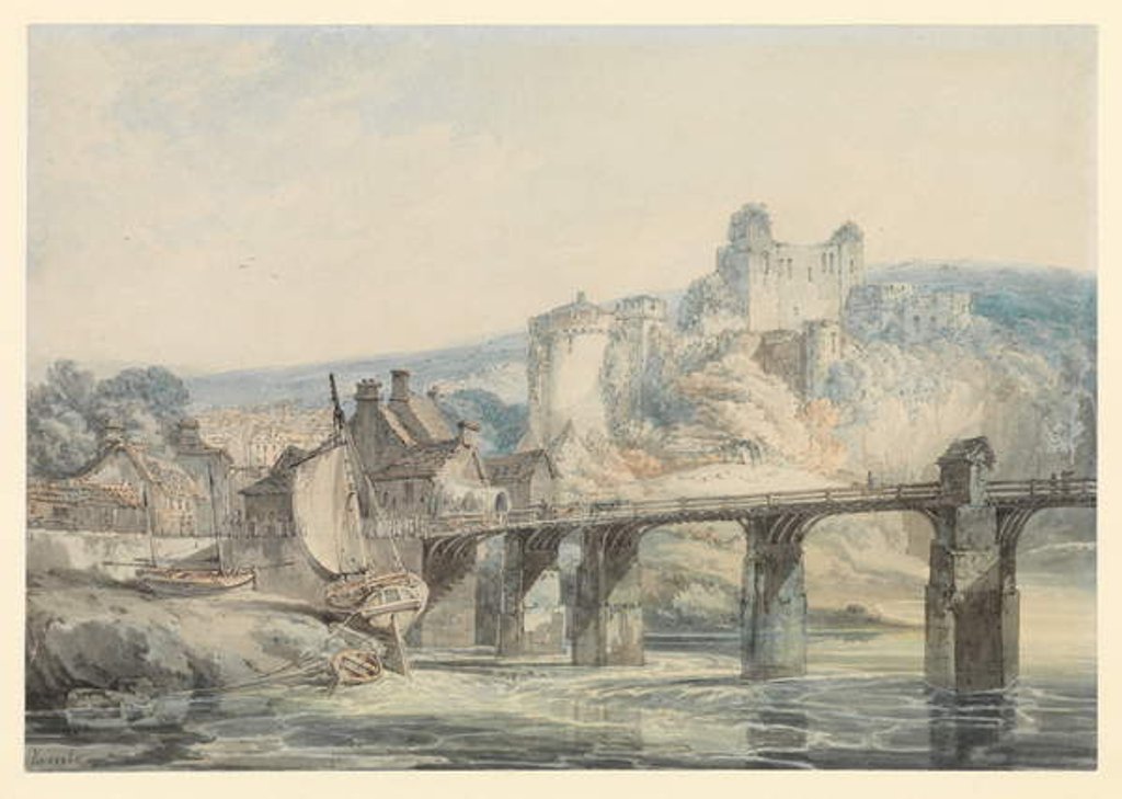 Detail of Chepstow Castle, c.1793-94 by Joseph Mallord William Turner